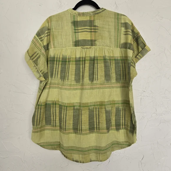 Anthro PILCRO Green Hannah Surf Top, XL - Picture 6 of 10